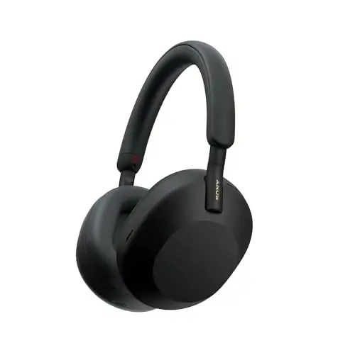 Sony WH-1000XM5 Avtomatik Shovqinni Becoredigan Optimizator, Kristalday Toza Qo'lsiz Qo'ng'iroq va Alexa Ovozli Boshqaruv bilan Eng Yaxshi Simsiz Shovqinni Becoredigan Quloqchinlar, Qora - 1