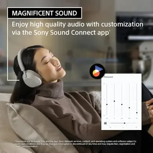 Sony WH-1000XM5 Premium shovqinni bekor qiluvchi quloqchinlar, Auto NC Optimizer, 30 soatlik batareya, Alexa ovozli boshqaruvi, kumush - 4