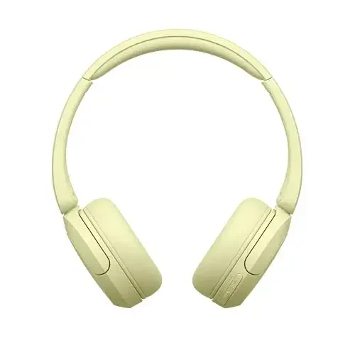 Sony WH-CH520 Wireless Headphones Bluetooth On-Ear Headset with Microphone and up to 50 Hours Battery Life with Quick Charging, Butter Yellow - 6
