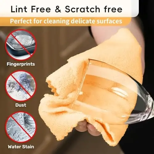 SOOWASH Microfiber Tozalash Mato Rulosi, 75 dona Yirtiqsiz Mikrofiber Sochiqlar Rulosi, 12