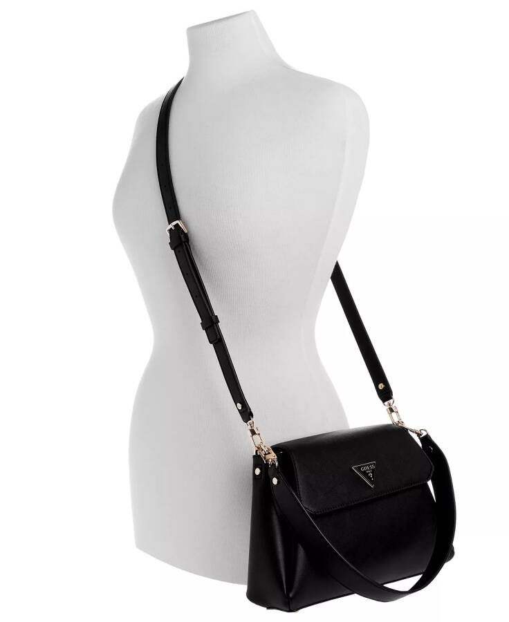 Sora Girlfriend Flap Shoulder Bag Black - 2