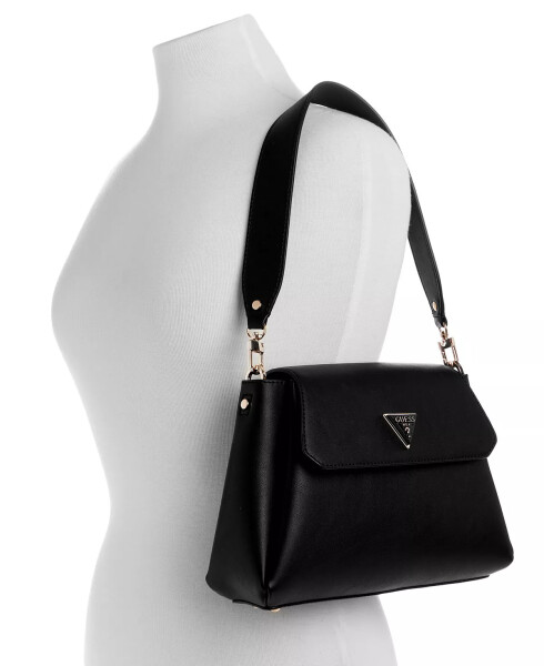 Sora Girlfriend Flap Shoulder Bag Black - 6