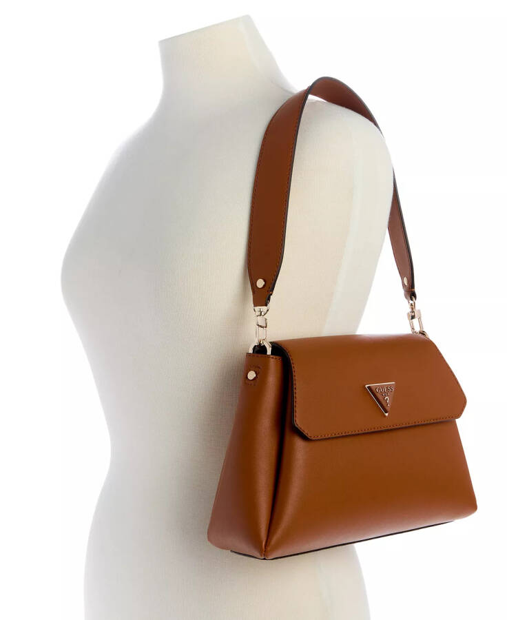 Sora Girlfriend Flap Shoulder Bag Cognac - 6