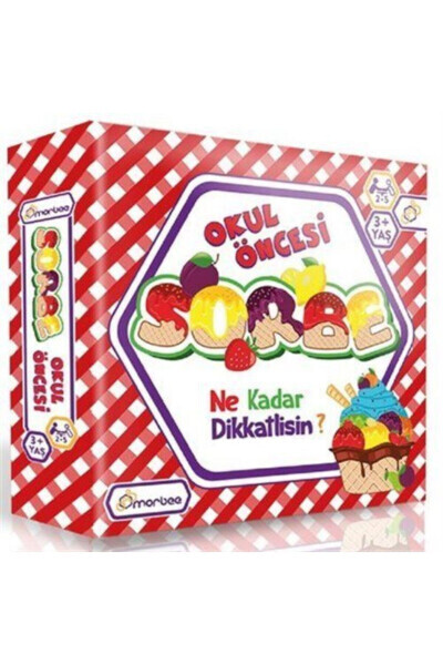 Sorbe Maktabgacha ta'lim 3+ yoshlilar uchun quti o'yini - GENEL MARKALAR