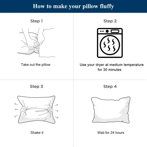 SORMAG Bed Pillows for Side Sleepers, Queen Size, Set of 2 - 9