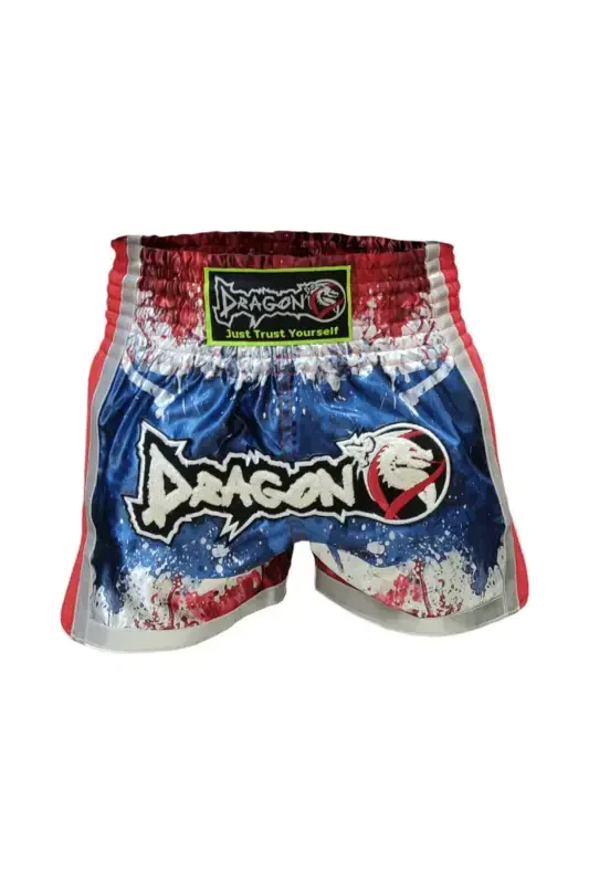 Шорты для муай-тай Mt3010 - синие - DRAGONDO