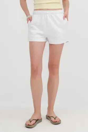 Шорты с карманами и эластичной талией Ш1010-Н12-Белый - ADDAX (1)