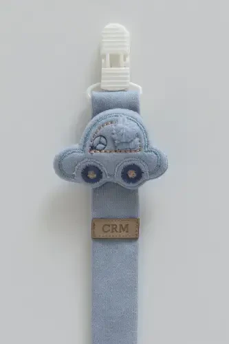 Соска-держатель с рисунком сердца для новорожденных и младенцев 0-18 месяцев. КРАСНЫЙ цвет. - CARAMELL (1)