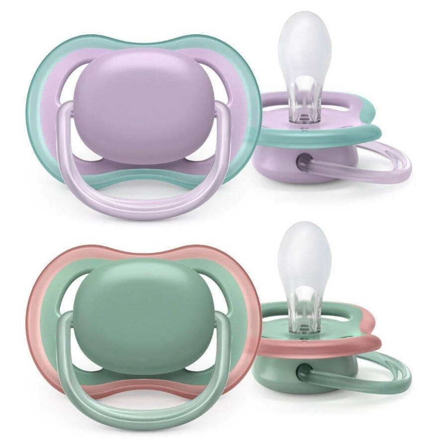 Соска Philips Avent Ultra Air для девочек 6-18 месяцев, 2 шт., SCF085/16 - 2