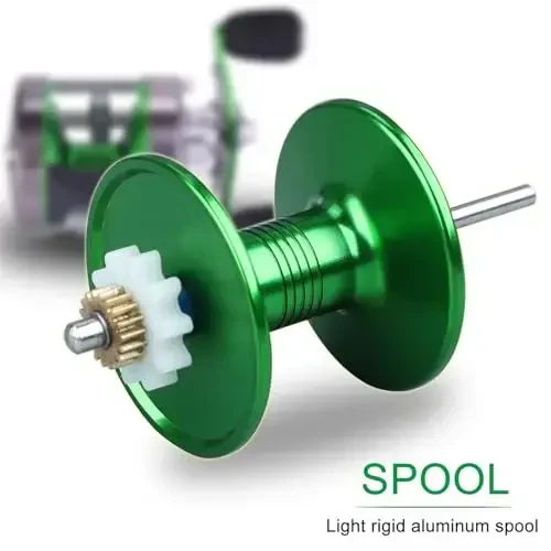 Sougayilang Conventional Reel, Round Baitcasting Fishing Reel for Catfish, Salmon/Steelhead, Striper Bass and Inshore Saltwater Fishing Reel, Reinforced Metal Body - 5