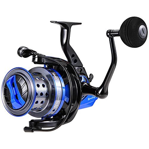 Sougayilang Spinning Reels 10000 Series Surf Fishing Reels, Ultra Smooth Powerful with CNC Aluminum Spool, Inshore & Offshore Saltwater Fishing - 3