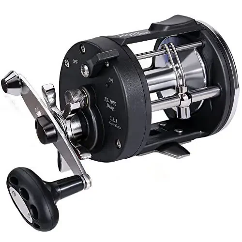 Sougayilang Trolling Reel, Level Wind Fishing Reel, Conventional Reel for Salmon and Catfish - 2
