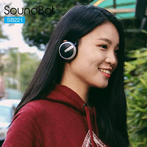 Soundbot SB221 HD Беспроводные Bluetooth 4.0 спортивные наушники, 20 часов потоковой передачи музыки и 25 часов громкой связи с водонепроницаемым эргономичным дизайном для надежной посадки и поддержкой голосовых команд, черный - 7