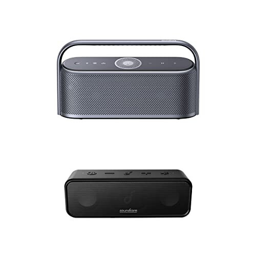 Soundcore 3 by Anker, Bluetooth Hoparlör Motion X600 Taşınabilir Bluetooth Hoparlör Kablosuz Yüksek Çözünürlüklü Uzamsal Ses, 50W Ses, IPX7 Su Geçirmez, 12 Saat Uzun Çalma Süresi, Pro EQ, Dahili Sap - 1