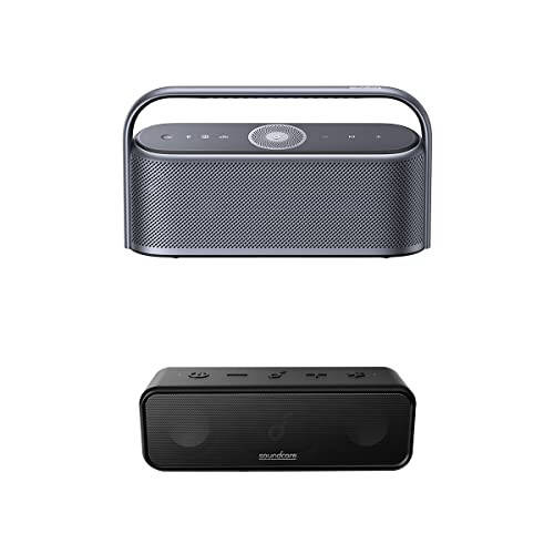 Soundcore 3 by Anker, Bluetooth Karnay Motion X600 Ko'chma Bluetooth Karnay Simsiz Yuqori Aniqlikli Kosmik Audio, 50Vt Ovoz, IPX7 Su o'tkazmaydigan, 12 soat Uzun O'ynash Vaqti, Pro EQ, O'rnatilgan Tutqich - 1