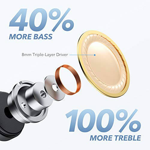 Soundcore by Anker Life A1 True Wireless Earbuds, Powerful Customized Sound, 40H Playtime, Wireless Charging, USB-C Fast Charge, IPX7 Waterproof, Button Control, Bluetooth Earbuds, Commute, Sports - 2