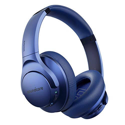 Soundcore Anker Life Q20 Hybrid Active Noise Cancelling Headphones, Wireless Over Ear Bluetooth Headphones, 60H Playtime, Hi-Res Audio, Deep Bass, Memory Foam Ear Cups, for Travel, Home Office - 1