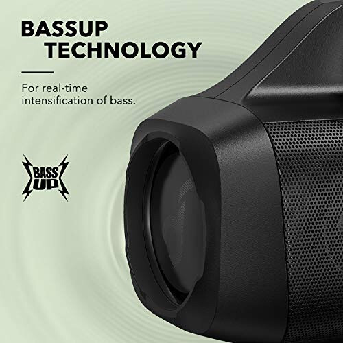 Soundcore Anker Motion Boom Outdoor Speaker with Titanium Drivers & AnkerWork M650 Wireless Lavalier Microphone, BassUp Technology, IPX7 Waterproof, 2-Channel Quality Pickup, Easy to Use, Live Stream - 7