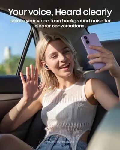 Soundcore Anker P42i Wireless Earbuds with Adaptive ANC for Daily Noise | Natural Mode for Concerts & Live Events, Hi-Res Audio with LDAC, 56H playtime, AI Clear Calls, Wireless Charging, IP55 - 6