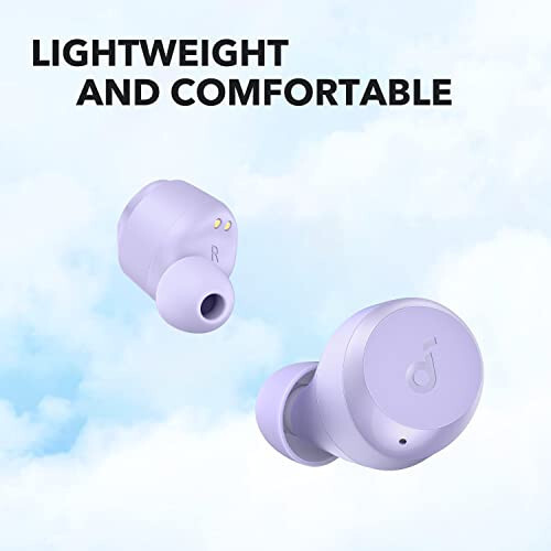 Soundcore by Anker A20i True Wireless Earbuds, Bluetooth 5.3, App, Customized Sound, 28H Long Playtime, Water-Resistant, 2 Mics for AI Clear Calls, Single Earbud Mode (Purple) - 7