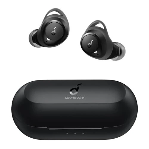 Soundcore by Anker Life A1 True Wireless Earbuds, Powerful Customized Sound, 40H Playtime, Wireless Charging, USB-C Fast Charge, IPX7 Waterproof, Button Control, Bluetooth Earbuds, Commute, Sports - Soundcore