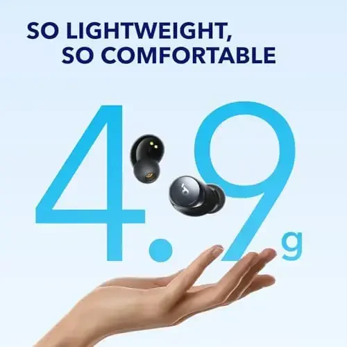Soundcore by Anker Space A40 Adaptive Active Noise Cancelling Wireless Earbuds, 98% gacha shovqinni kamaytiring, 50H ultra uzoq oʻyin vaqti, 10H bitta oʻyin vaqti, Hi-Res Sound, qulay moslash, simsiz zaryad - 6