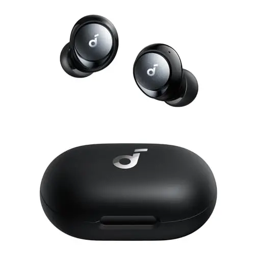 Soundcore by Anker Space A40 Adaptive Active Noise Cancelling Wireless Earbuds, Reduce Noise by Up to 98%, Ultra Long 50H Playtime, 10H Single Playtime, Hi-Res Sound, Comfortable Fit, Wireless Charge - 1