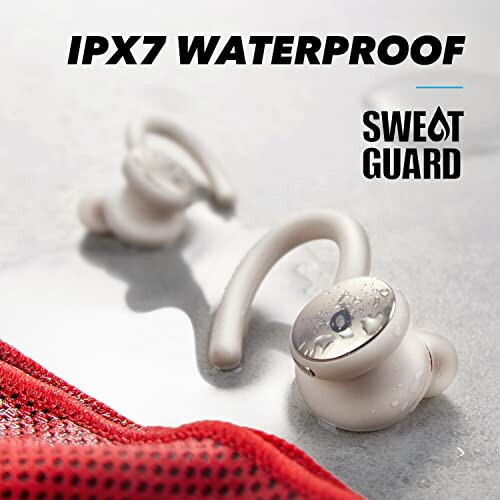 Soundcore by Anker Sport X10 True Wireless Bluetooth Sport Earbuds, Rotatable Over-Ear Hooks for Ultimate Comfort and Secure Fit, Deep Bass, IPX7 Waterproof, Sweatproof, Fast Charge, App, Gym, Running - 4