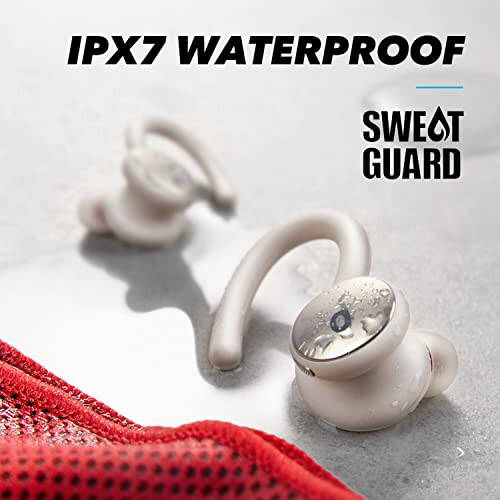 Soundcore by Anker Sport X10 True Wireless Bluetooth Sport Earbuds, Rotatable Over-Ear Hooks for Ultimate Comfort and Secure Fit, Deep Bass, IPX7 Waterproof, Sweatproof, Fast Charge, App, Gym, Running - 4