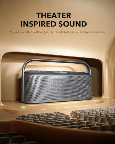 Soundcore Motion X600 Ko'chma Bluetooth Karnay, Simsiz 50Vt Tovush bilan Yuqori Aniqlikdagi Fazoviy Audio, IPX7 Su o'tkazmaydigan, Pro EQ, AUX-in, Uy, Ofis, Ho'vli va Hammom foydalanish uchun Ko'chma Karnay (Yashil) - 3