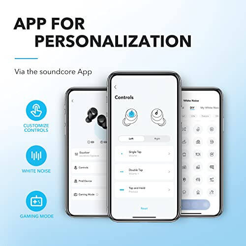 Soundcore by Anker A20i True Wireless Earbuds, Bluetooth 5.3, App, Customized Sound, 28H Long Playtime, Water-Resistant, 2 Mics for AI Clear Calls, Single Earbud Mode - 10