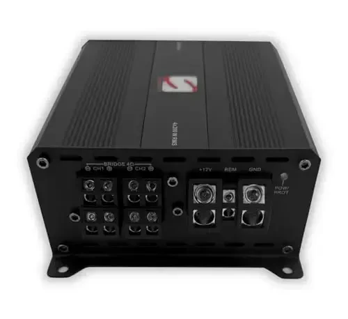 Soundfy 4 kanalli raqamli avtomobil audio kuchaytirgichi, krossoverli va MOSFET quvvat manbaiga ega ixcham D klassli ko'p kanalli kuchaytirgich, to'liq diapazonli ovoz sifati (800 vatt) - 4