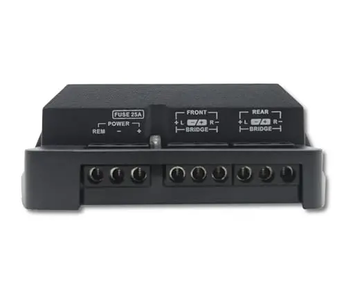 Soundfy SA 400.4 4-Channel Digital Car Audio Amplifier, 400W RMS 2 OModazones Stable, Compact Class D Multi-Channel Amp with Crossover & MOSFET Power Supply, Full-Range Sound Quality - 3