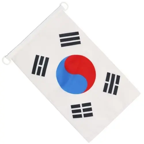 South Korea NAUTICAL Flag 18'' x 12'' - South Korean flags 30 x 45 cm. - Banner 12x18 in for boat - AZ FLAG - 2