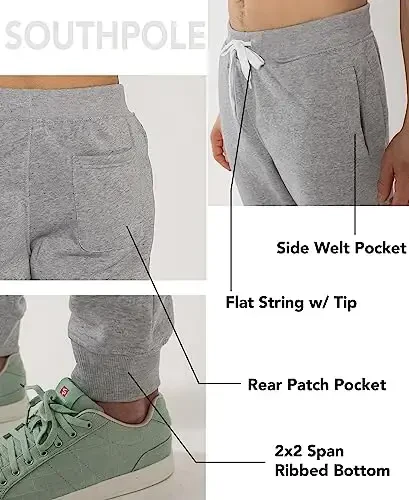 Southpole mens 1570 Basic Active Fleece Jogger Sweatpants - 6