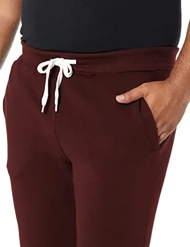 Southpole Fleece Joggers for Men with Pockets | Brushed Fleece Joggers With Elastic Drawstring Waist, Ribbed Cuffs, Side and Back Pockets For Gym, Running, Lounging - 5