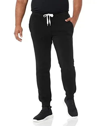 Southpole Fleece Joggers for Men with Pockets | Brushed Fleece Joggers With Elastic Drawstring Waist, Ribbed Cuffs, Side and Back Pockets For Gym, Running, Lounging - 1