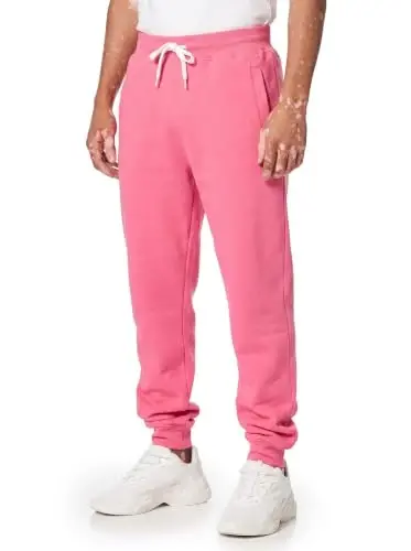 Southpole Fleece Joggers for Men with Pockets | Brushed Fleece Joggers With Elastic Drawstring Waist, Ribbed Cuffs, Side and Back Pockets For Gym, Running, Lounging - 1