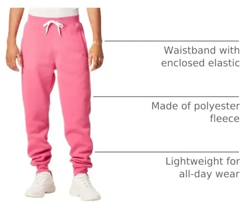 Southpole Fleece Joggers for Men with Pockets | Brushed Fleece Joggers With Elastic Drawstring Waist, Ribbed Cuffs, Side and Back Pockets For Gym, Running, Lounging - 4