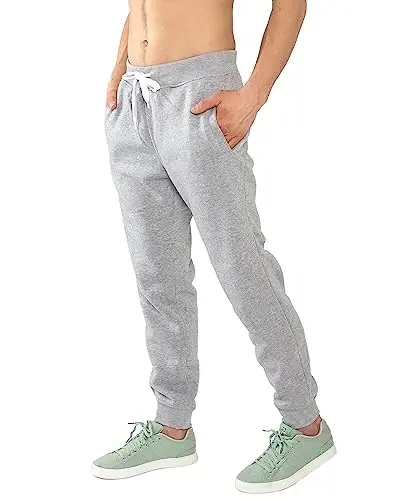 Southpole mens 1570 Basic Active Fleece Jogger Sport shim - 5