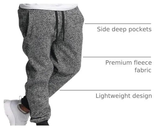 Southpole Men's Basic Fleece Jogger - 4