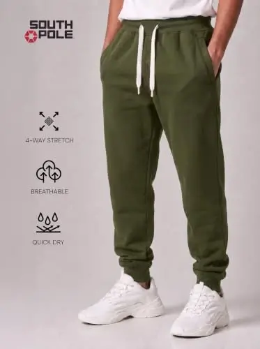 Southpole Men's Basic Fleece Jogger - 3
