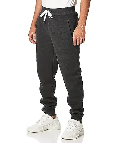 Southpole Men's Southpole Fleece Joggers for Men with Pockets, Lightweight Cuffed Sweatpants for Men - 1