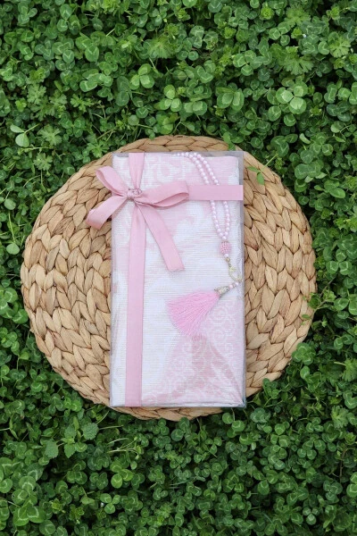 Souvenir Cotton Rug Set S1004 Pink - 4