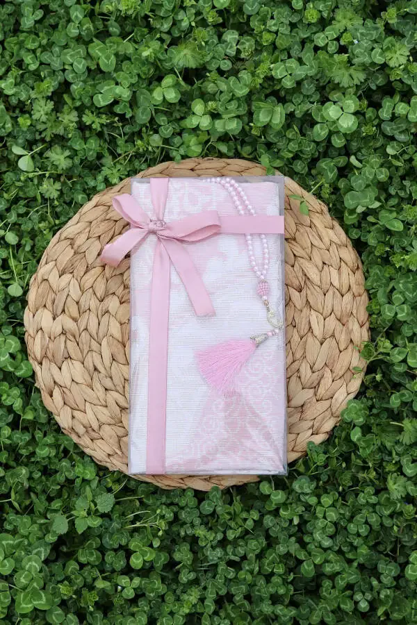 Souvenir Cotton Rug Set S1004 Pink - 4