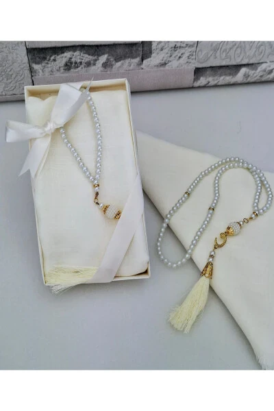Souvenir Mother's Gift Headscarf Prayer Beads Boxed Set (BIRTH CIRCUMCISION HAJJ UMRAH) Boxed Set - Modazone