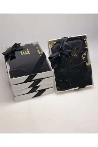 Sovg'a 5 dona Yosin-i Sharif va Tasbeh to'plami ko'rinishida Mavlyud Sovg'asi Sunnat Sovg'asi-qora - LIFESTYLING (1)