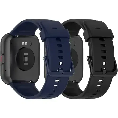 Совместим с Spade Co Health Smartwatch 3 ремешками для женщин и мужчин, водонепроницаемый силиконовый ремешок, быстросъемные браслеты, регулируемый сменный ремешок 