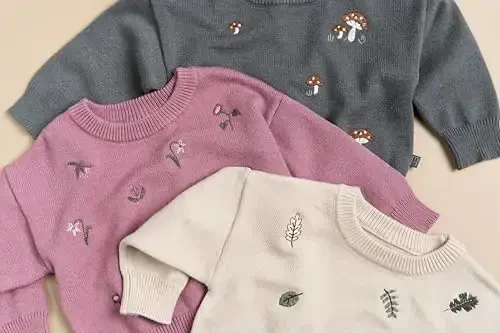 Современные моменты от Gerber Baby Вязаный свитер с вышивкой - 4