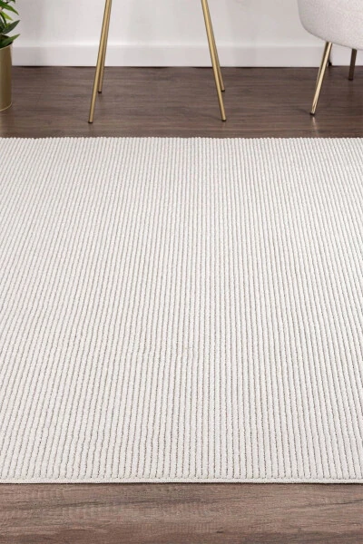 Современный тканый ковер с белой бахромой для гостиной, спальни, коридора, белый коврик-дорожка - 5